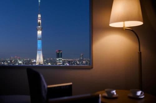Corner Quadruple Room with Tokyo Sky Tree View - Non-Smoking