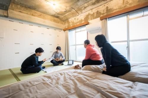 Room with Tatami Area with Shared Bathroom and Toilet