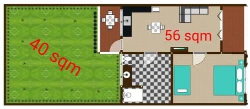 Holiday Home with Private Garden