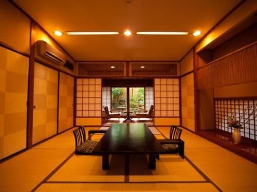 Japanese-Style Room with Open-Air Bath