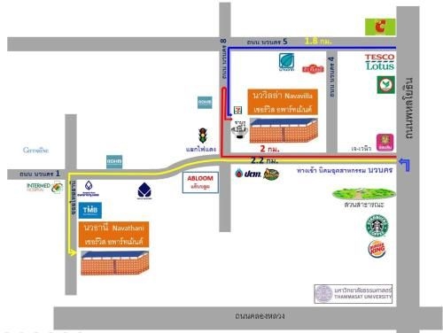 นววิลล่า เซอร์วิสอพาร์ทเมนท์ (Navavilla Serviced Apartment)1