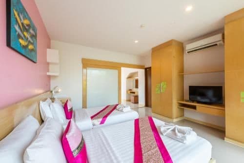 Twin Room with Pool View