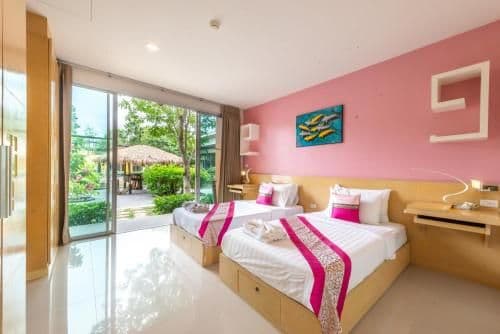 Twin Room with Pool View