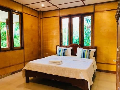 Two-Bedroom Wood Villa with Mountain View