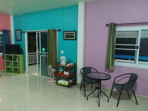 Family Room with Mountain View