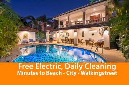 Waree all inclusive 5 min from Beach / Walking street Waree all inclusive 5 min from Beach / Walking street