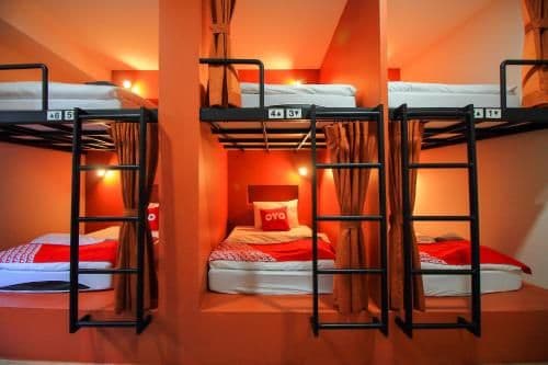Bed in Male Dormitory Room
