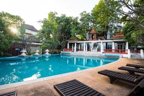 AnB pool villa (Red) with 2BR close to Jomtien beach (AnB pool villa Red with 2BR close to Jomtien beach)1