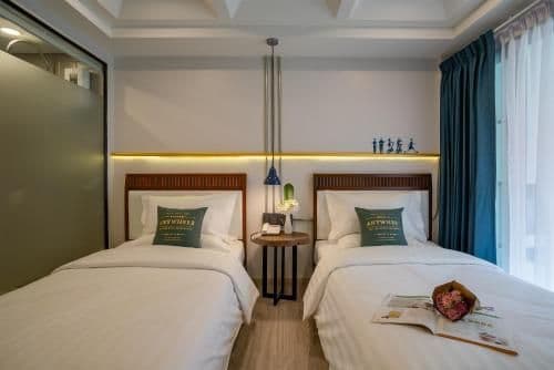 Twin Room with Pool View