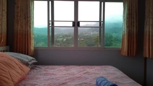 Family Room with Mountain View