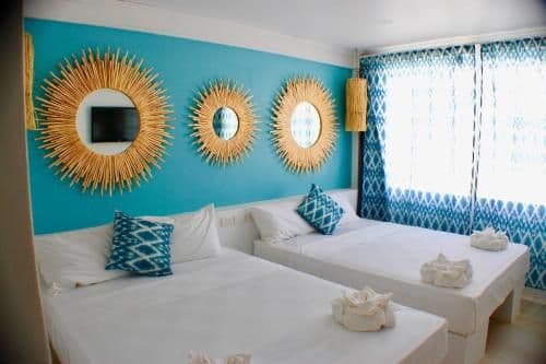 Deluxe Family Room with Partial Sea View