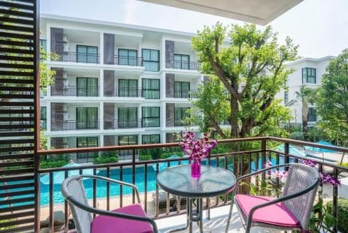 Studio with Pool View