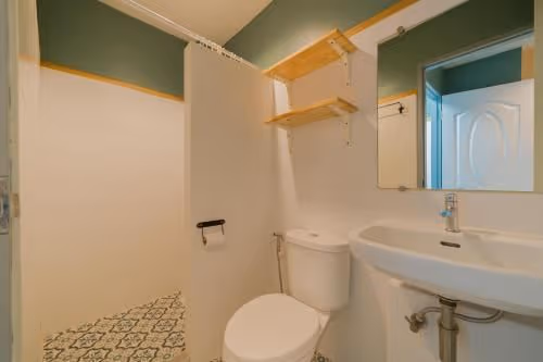 Connecting Two-Bedroom Suite with Private External Bathroom