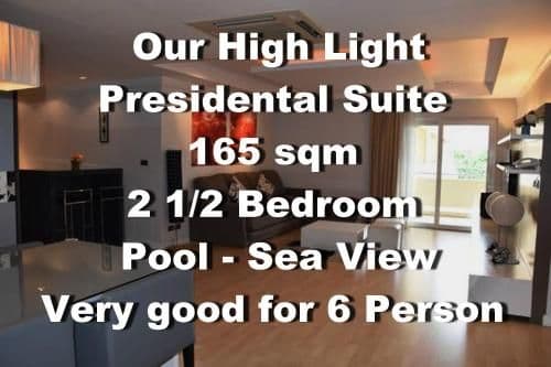 Two-Bedroom Presidential Suite with Pool and Sea View - 411