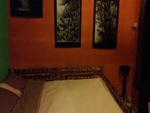 Double Bed in Mixed Dormitory Room with Fan and Shared Bathroom