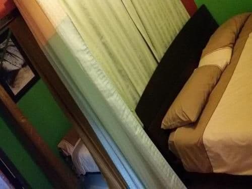 Double Bed in Mixed Dormitory Room with Fan and Shared Bathroom