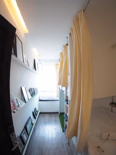 Single Bed in Female Dormitory Room