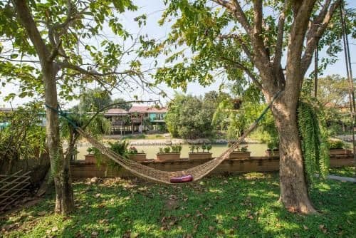 Traditional Thai House River View