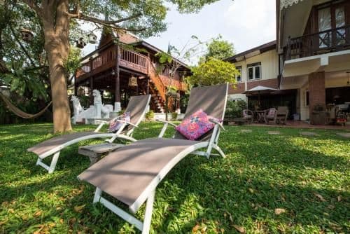 Traditional Thai House River View