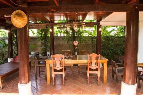 Traditional Thai House River View