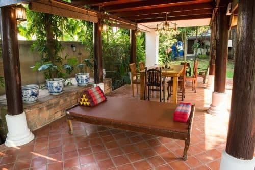 Traditional Thai House River View