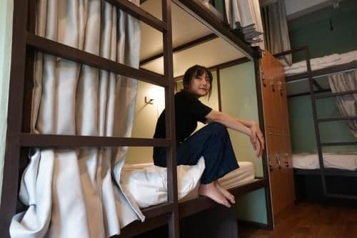 Bed in 6-Bed Female Dormitory Room