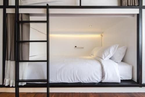 Queen Bed in Mixed Dormitory Room (Shared Bathroom)