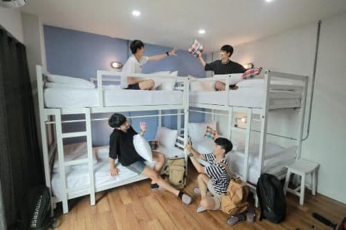 Bed in 4-Bed Male Dormitory Room