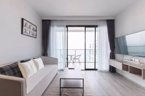 1 bedroom with sea view0