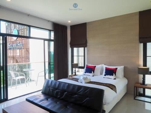 Family Room with Side Sea View
