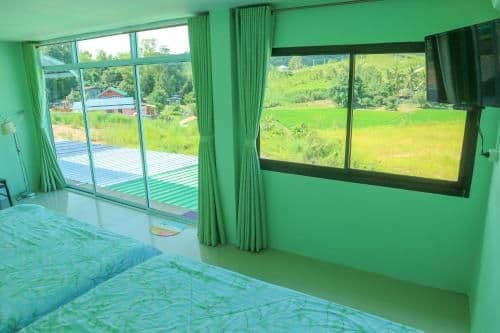 Family Room with Mountain View