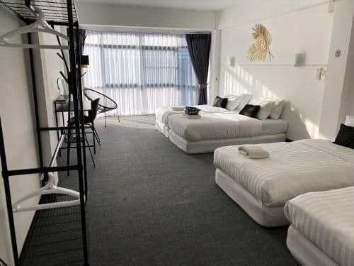 Family Room with Shared Bathroom