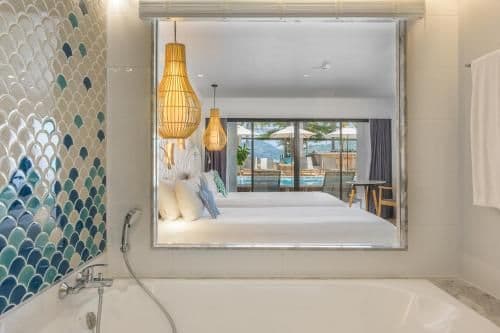 Deluxe Double or Twin Room with Pool Access Terrace