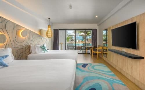 Deluxe Double or Twin Room with Pool Access Terrace