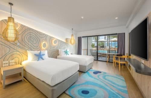 Deluxe Double or Twin Room with Pool Access Terrace