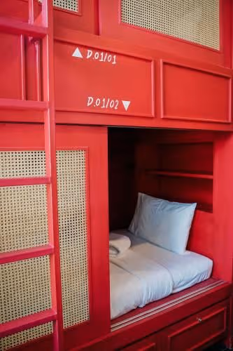 Bed in 6-Bed Female Dormitory Room