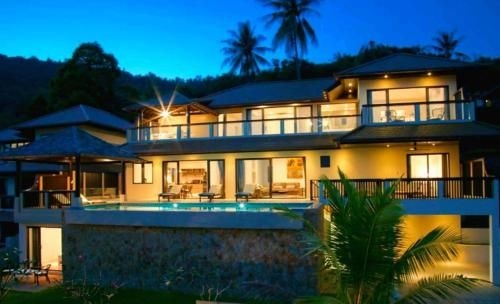 Bophut Hills Luxury Brand New 180 degree Sea View Villa0
