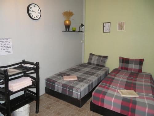 Triple Room with Private Bathroom and Fans