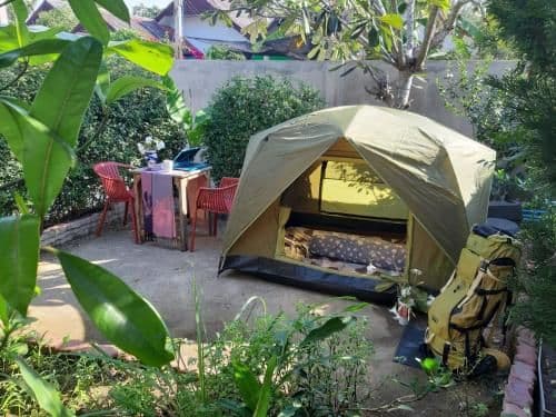 Mj Tent - For 1 or 2 Person on my yard Mj Tent - For 1 or 2 Person on my yard