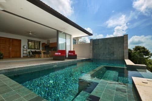 Family Pool Villa with Sea View