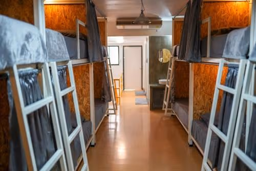 Single Bed in Dormitory Room
