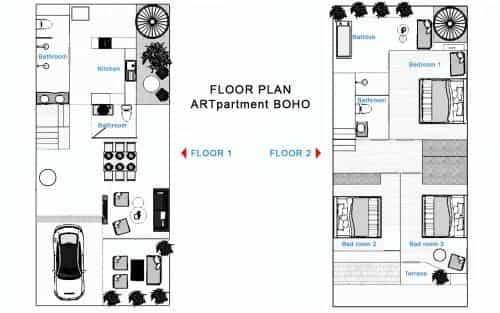 Blanc Bohemian Chic 3 bedrooms & DIY breakfast (ARTpartment BOHO) Blanc Bohemian Chic 3 bedrooms & DIY breakfast (ARTpartment BOHO)