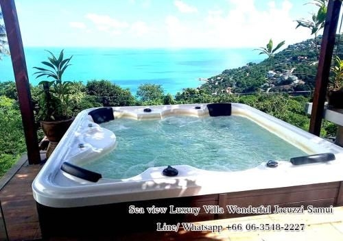 Sea view Luxury villa wonderful Jacuzzi Samui0