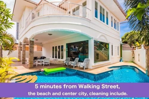 TEWAREE VILLA - PATTAYA HOLIDAY HOUSE WALKING STREET 4 bedrooms (Walkingstreet Tewaree villa 4 bedrooms)0