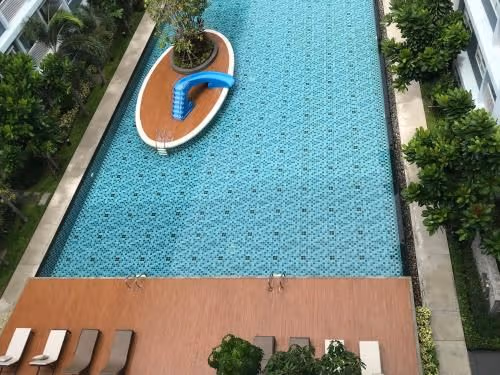 Studio with Pool View
