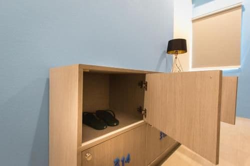 Capsule Bed in Female Dormitory Room