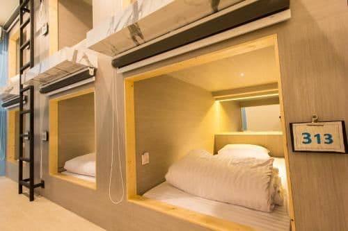 Capsule Bed in Female Dormitory Room