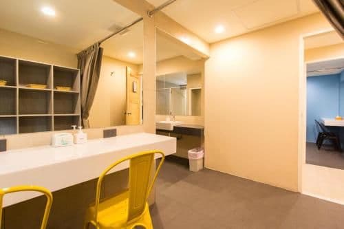 Capsule Bed in Female Dormitory Room