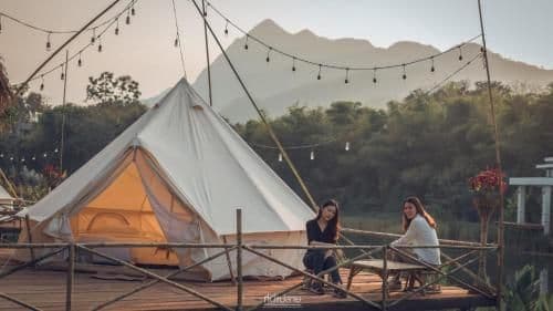 Tent with Private Bathroom