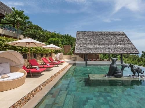 Villa with Garden View